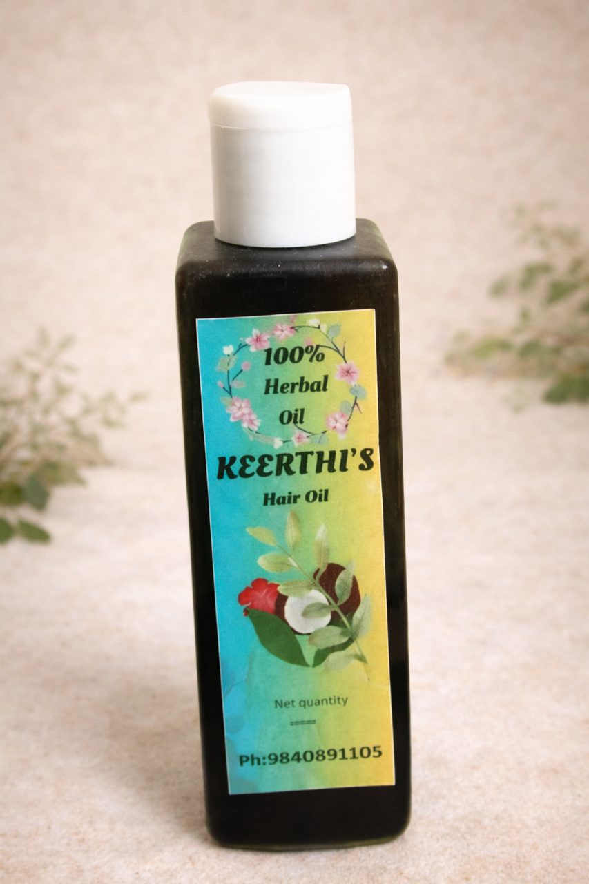 Keerthi's Herbal Hair Oil - 100 ml