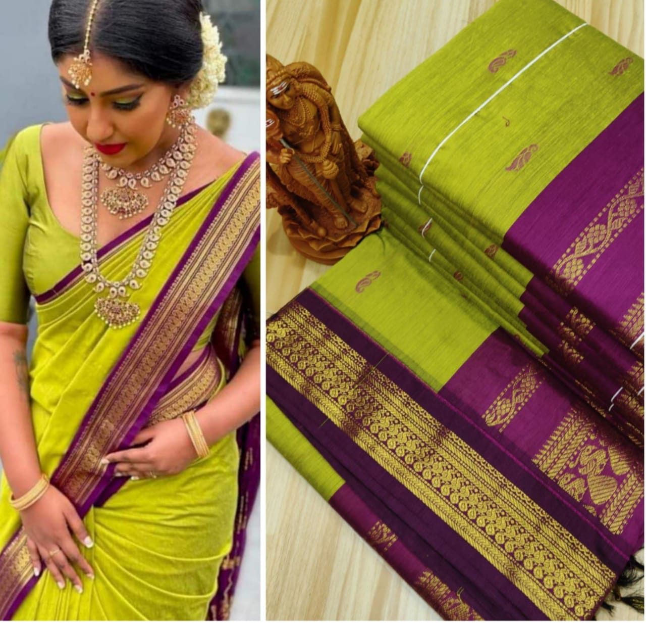 Classic Kalyani Cotton Saree – Perfect for All Occasions