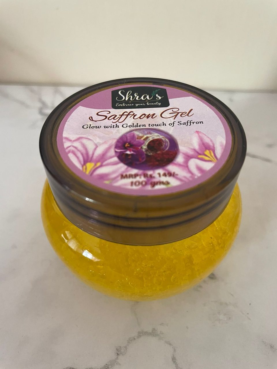 Saffron Gel - Glow naturally Face Gel 100g