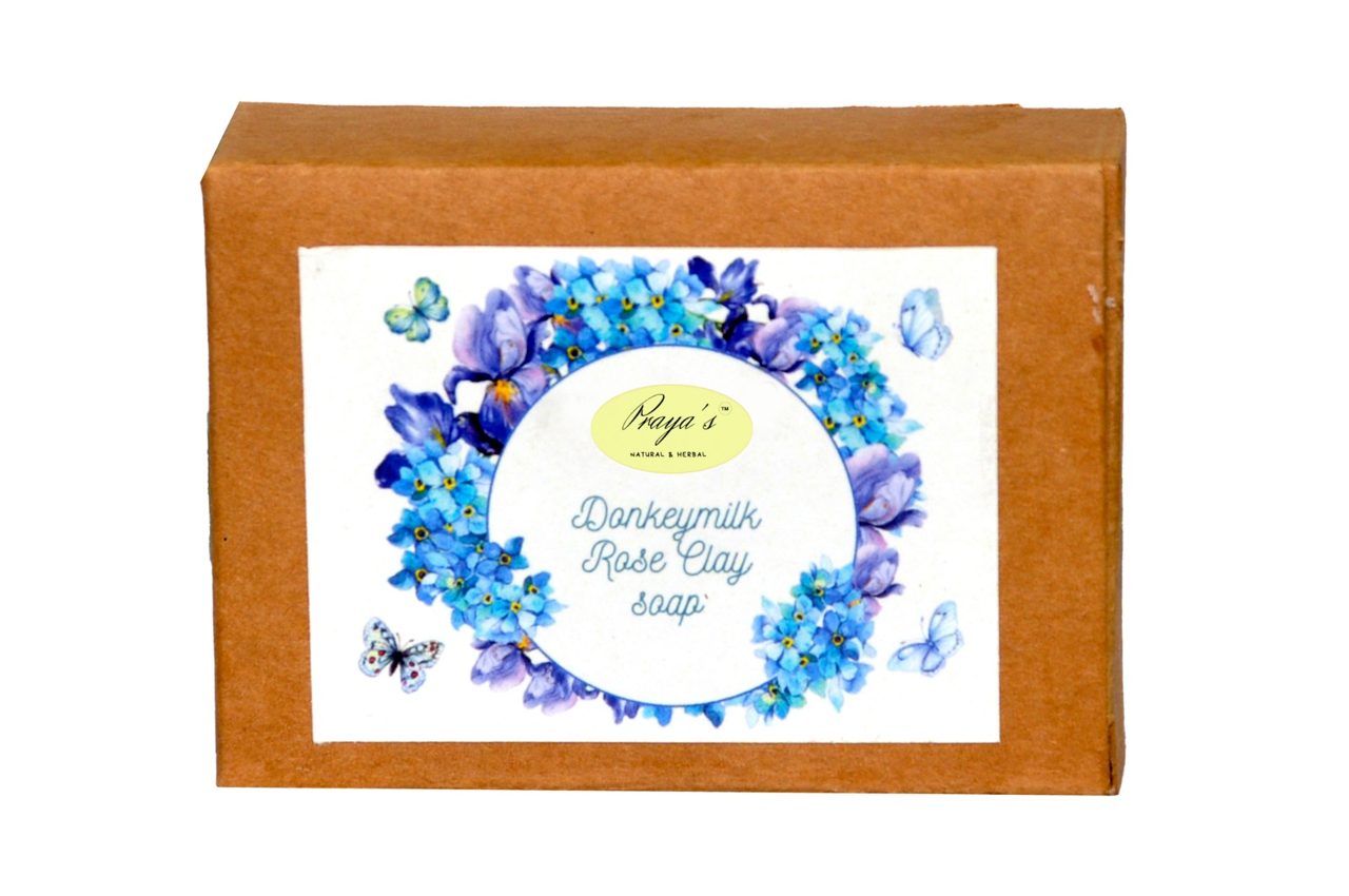 Donkey Milk Rose Clay Soap