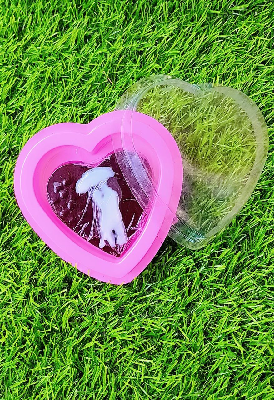 Rain Couple Heart Shape Chocolate - 5 pcs