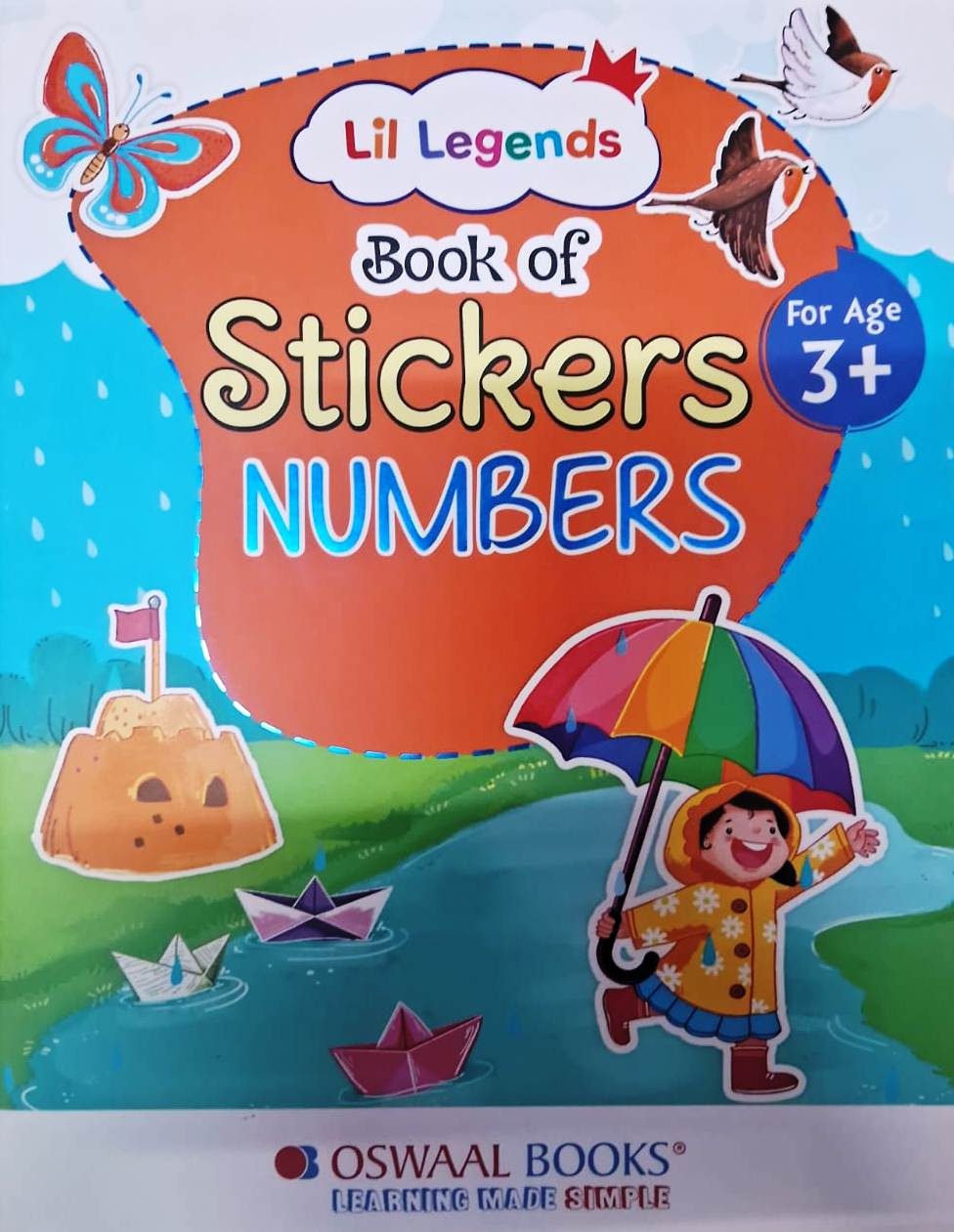Lil Legends Book of Sticker Numbers - For Age 3+